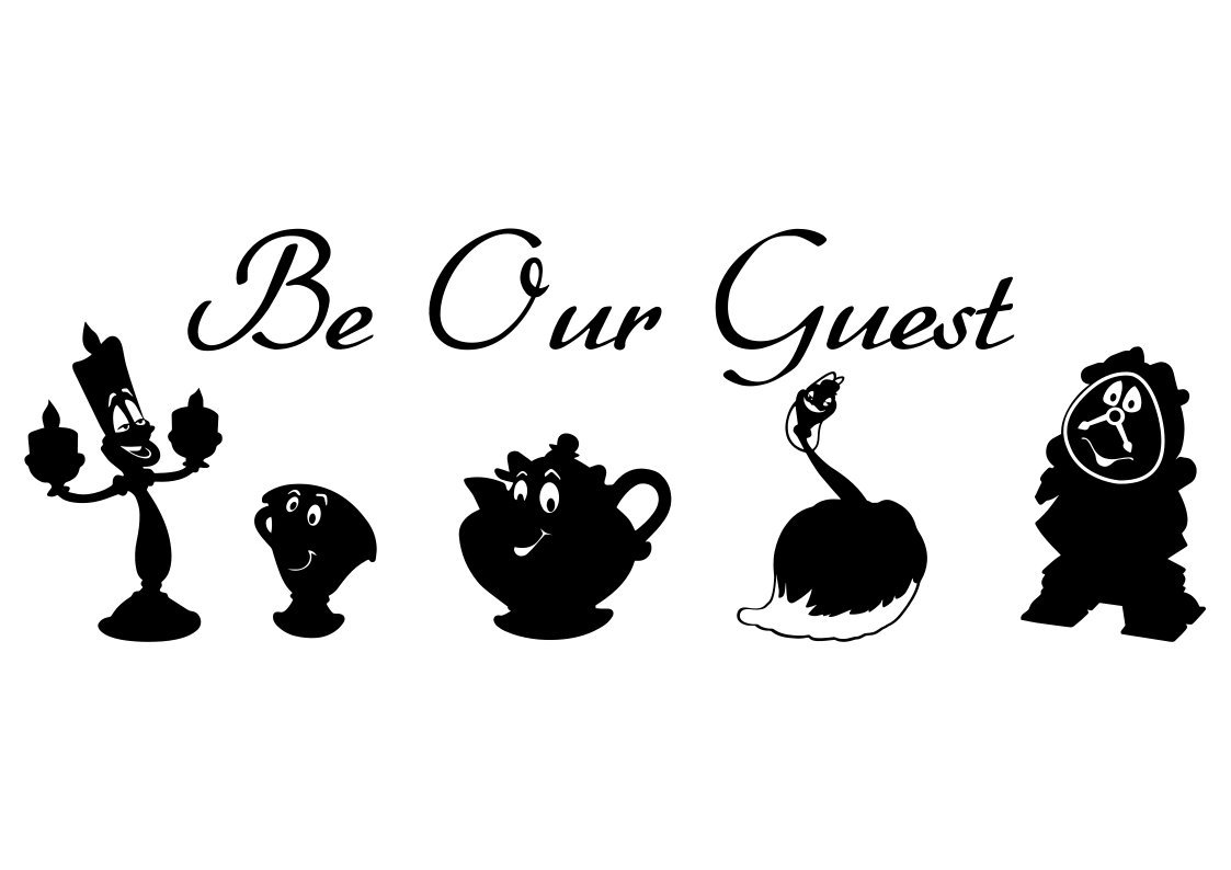 Be Our Guest Decal Disney Beauty And The Beast Home Decor Home Living Deshpandefoundationindia Org