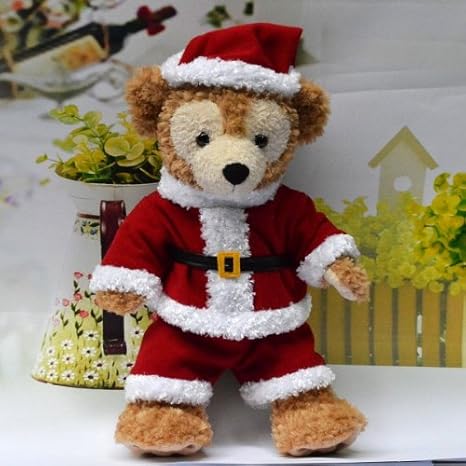 Amazon ダッフィーコスチューム 洋服 クリスマスサンタさん風衣装 ダッフィー洋服 Sサイズ 43cm ぬいぐるみ ホビー