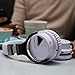 COWIN E7 Bluetooth Headphones Wireless Headphones Over Ear with Mic/Deep Bass, Comfortable Protein Earpads, 30 Hours Playtime for Travel/Work/TV/Computer/Cellphone - White