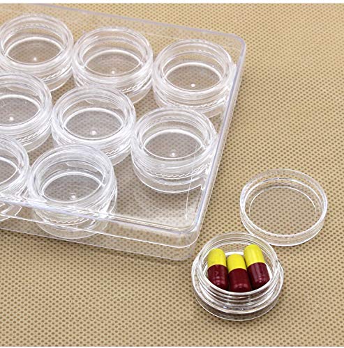 4 Plastic+Storage+Containers+Jewerlry+Findings