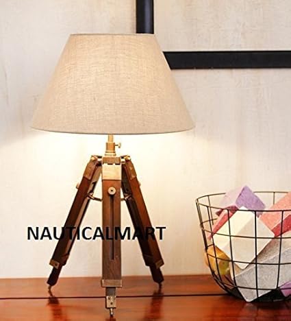 wooden table lamp stand