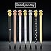 7 Pieces Pineapple Pens Ballpoint Pens - Beatiful Bling Metal Ballpoint Pen with Bonus 7pcs Ballpoint Pen Refills for Women,Co-workers,Kids,Girls