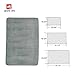 GRAND ERA Memory Foam Bath Mat Non Slip Absorbent Soft Velvet Microfiber Plush Shower Bathroom Rug Carpet, 20