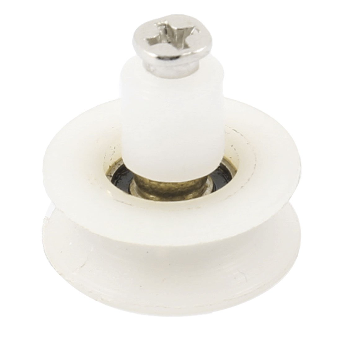 sourcing map Shower Door Rollers Runners Wheels V Grooved Replacements