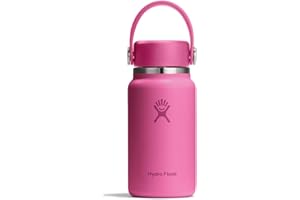 Hydro Flask Micro Bottle - Insulated Mini Leak Proof Flask for Purse or Pocket in 6.7 Oz Reef Pink