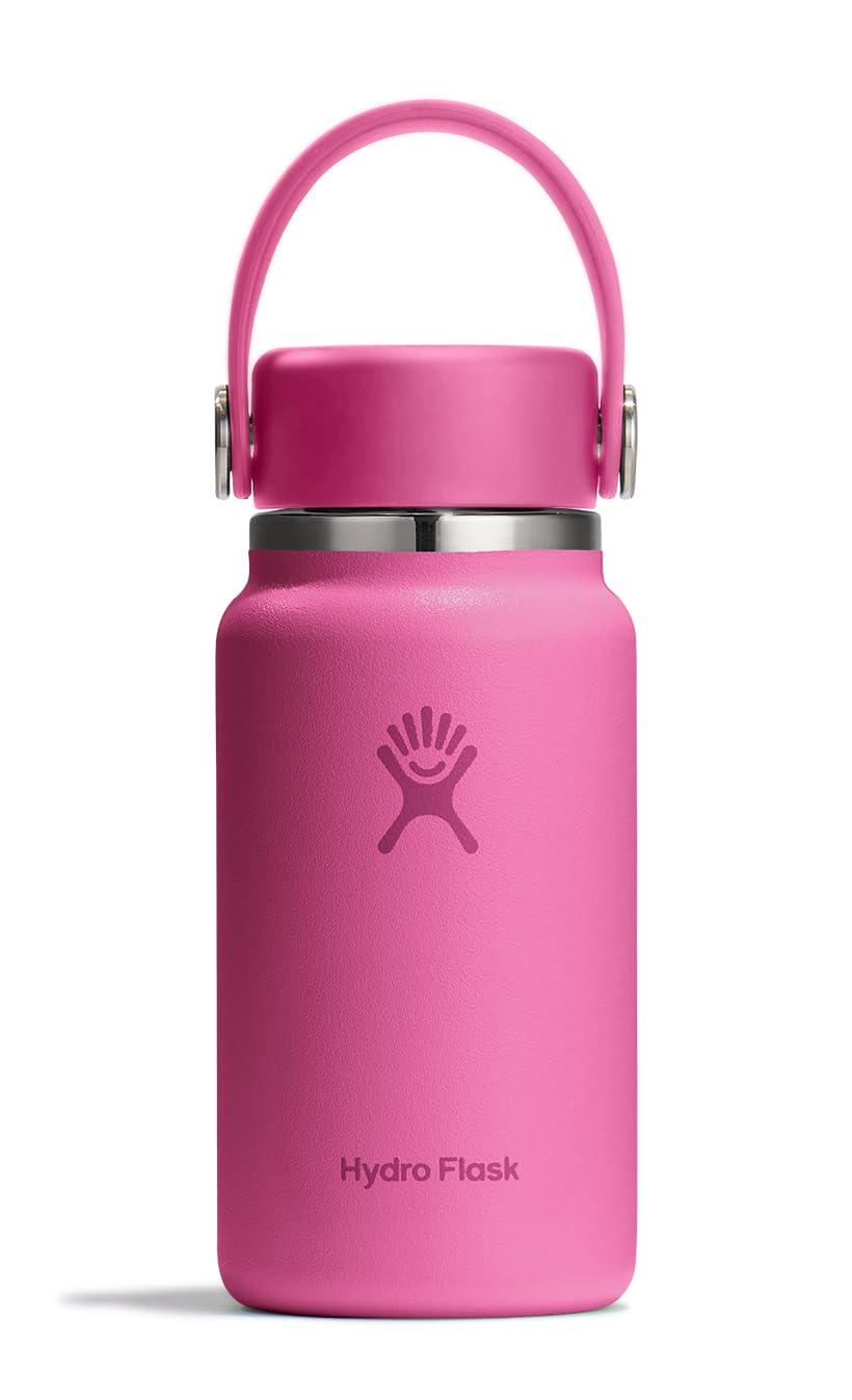 Photo 1 of Hydro Flask Micro Bottle - Insulated Mini Leak Proof Flask for Purse or Pocket in 6.7 Oz Reef Pink