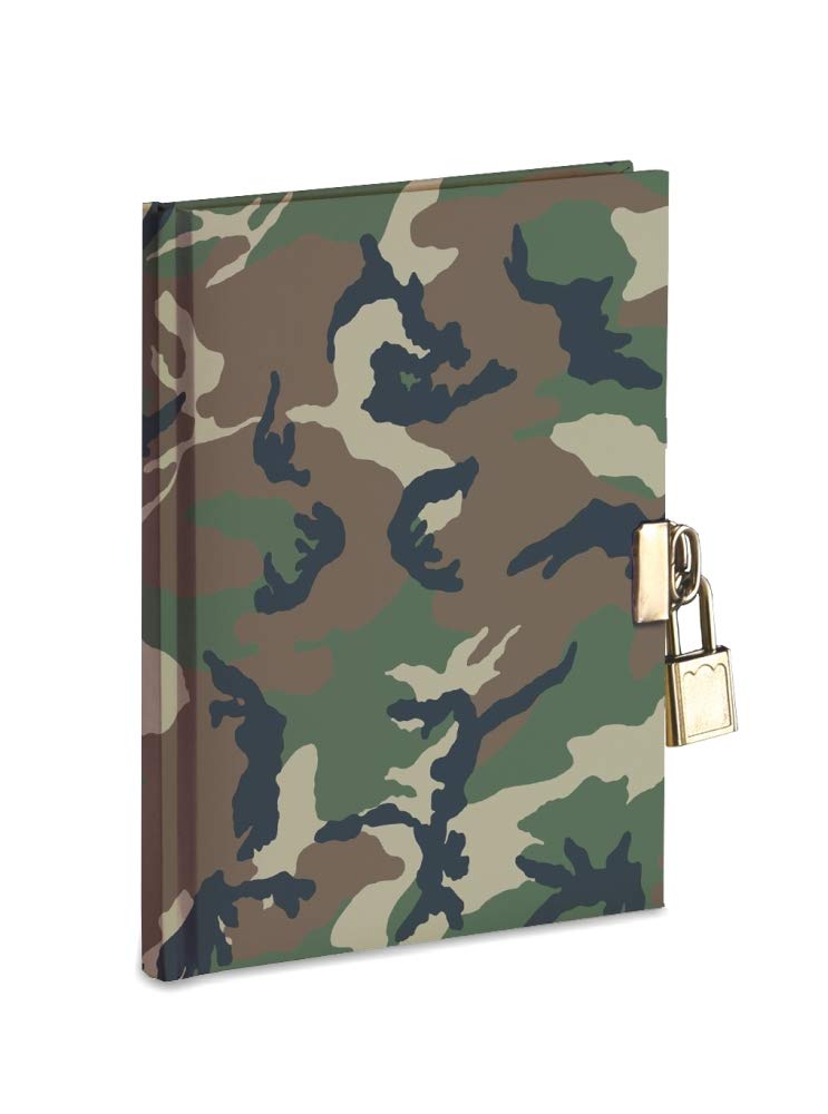 Mareli Secret Diary with Metal Padlock and 2 keys, 14.5 x 18.5 cm