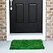 Grass Door Mat with SmartDrain Technology - Perfect for Your Garden, Balcony & Porch (24X30 Inches)