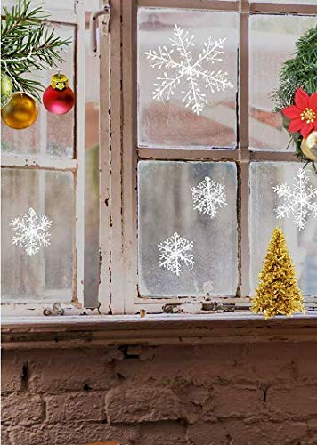 Snowflake Decorations, 66pcs Snowflakes Ornaments,Xmas Party New Year Tree Holiday Banner Hanging Decorations (Hanging Snowflake) - Thumbnail 2