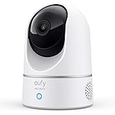 eufy Security 2K Indoor Cam Pan & Tilt, Plug-in Security Indoor Camera with Wi-Fi, IP Camera, Human & Pet AI, Voice Assistant Compatibility, Motion Tracking, HomeBase Not Required (Renewed)