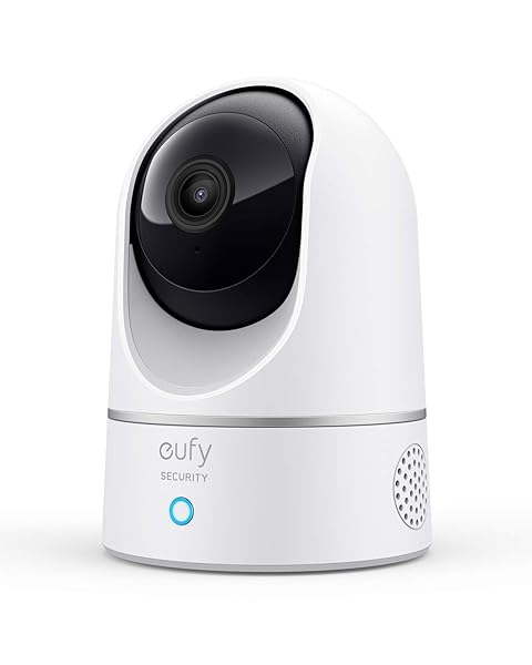 EUFY SECURITY 2K INDOOR CAM PAN & TILT, PLUG-IN SECURITY INDOOR CAMERA WITH WI-FI, IP CAMERA, HUMAN & PET AI, VOICE ASSISTANT COMPATIBILITY, MOTION TRACKING, HOMEBASE NOT REQUIRED (RENEWED)