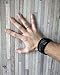 Thor's Hammer Mjolnir Men's leather bracelet with the rune Thurisaz on metal inserts Scandinavian Viking Nordic amulets Mjölnir Mjǫllnir FREE SHIPPING custom size Blued steel
