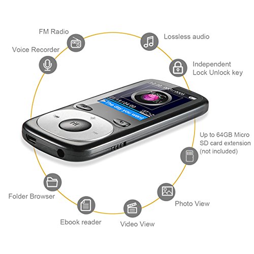 WIWOO-16GB-Portable-Sport-MP3-Player-With-Adjustable-Armband-For-Running-JoggingLossless-Music-Player-With-Independent-Lock-Key-Expandable-up-to-128GBLong-Playing-TimeBlack