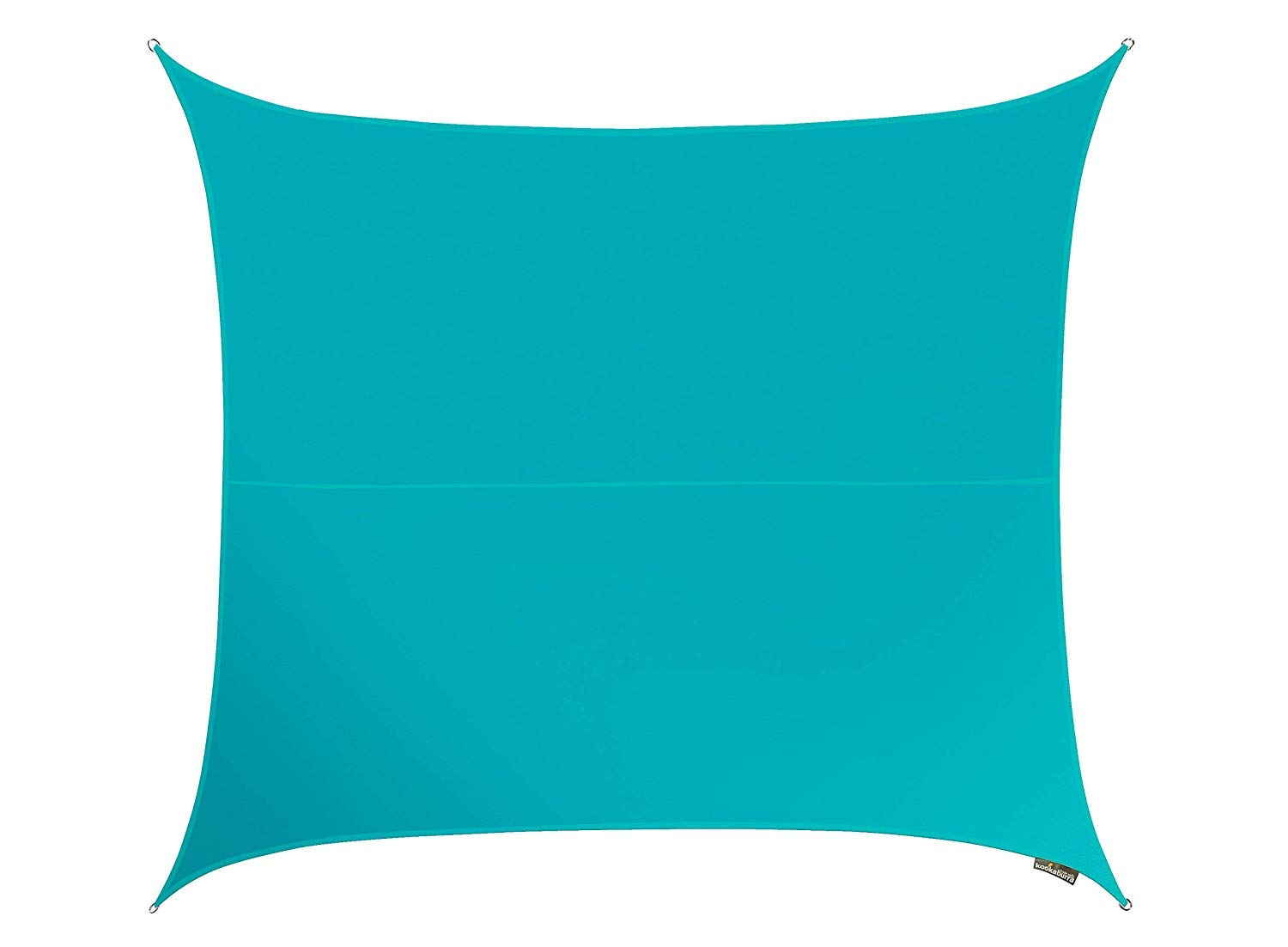 Kookaburra Waterproof Garden Sun Shade Sail Canopy in Azure 98% UV Block (3.6m Square)