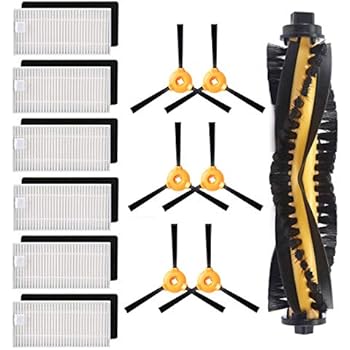 HKCH Replacement Accessories Kit for Eufy RoboVac 11 RoboVac 11C Robotic Vacuum Cleaner - Filter & Side Brush & Rolling Brush