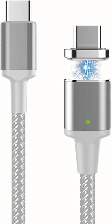 Amazon 第八世代 マグネット充電ケーブルtype C To Usb C Pd機能 着脱式 超磁気吸収 C To C ケーブル Pd マグネット 高速充電 87ｗ 5 0a データ転送可能 タイプc口片側入力と出力可能 Quick Charge対応 新しいmacbook Chromebook Pixel Nexus 5x Nexus 6p Nokia N1