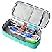 Pencil Case, LOYMR Student Pen Pencil Case Desktop Office Storage Organizer Pen Pencil Holder Organizer Basket Coin Purse Pouch Cosmetic Makeup Bag（Green）