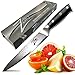 Zelite Infinity 6 Inch Utility Paring Knife — Razor Sharp Kitchen Chopping Knife with Japanese AUS-10 Super Steel; 67-Layer Damascus Utility Chef Knife with Triple-Riveted Handle