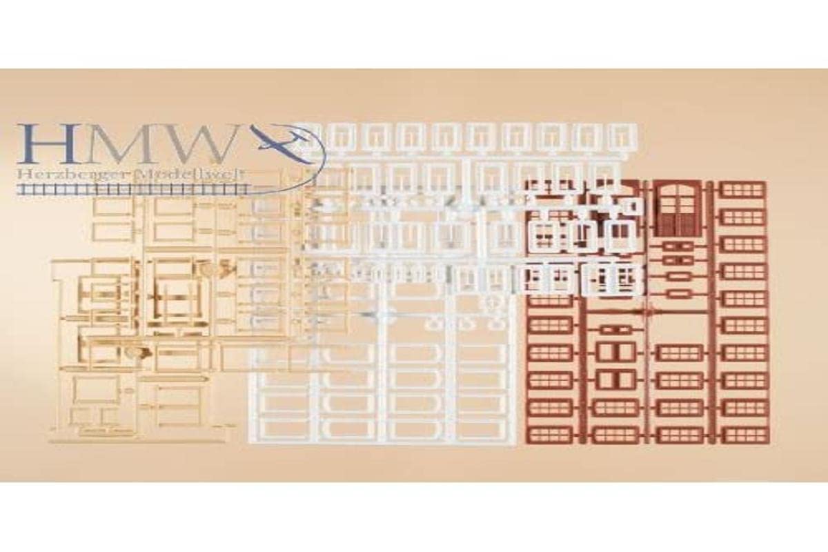 Auhagen 48647 Windows/Frames/Doors Modelling Kit
