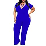 Nihewoo Women Plus Size Jumpsuits Summer Short