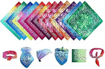 Aazon.co: 100% Cotton Double Sided Print Paisley Bandana Scarf, Head