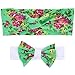 PGXT Parent Child Bow Floral Soft Turban Headband Head Wrap Knotted Hair Band 3-Piece Floral