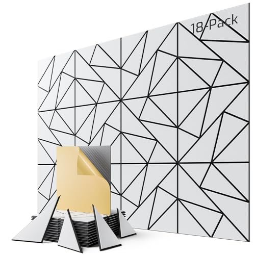 Felt Acoustic Panels 12"x12"x0.4" Soundproof Wall