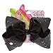 Claire's Girl's JoJo Siwa Large Black Pearl Style Signature Hair Bow