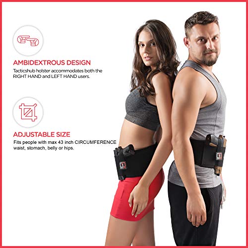 Tacticshub Belly Band Holster for Concealed Carry Gun Holster for