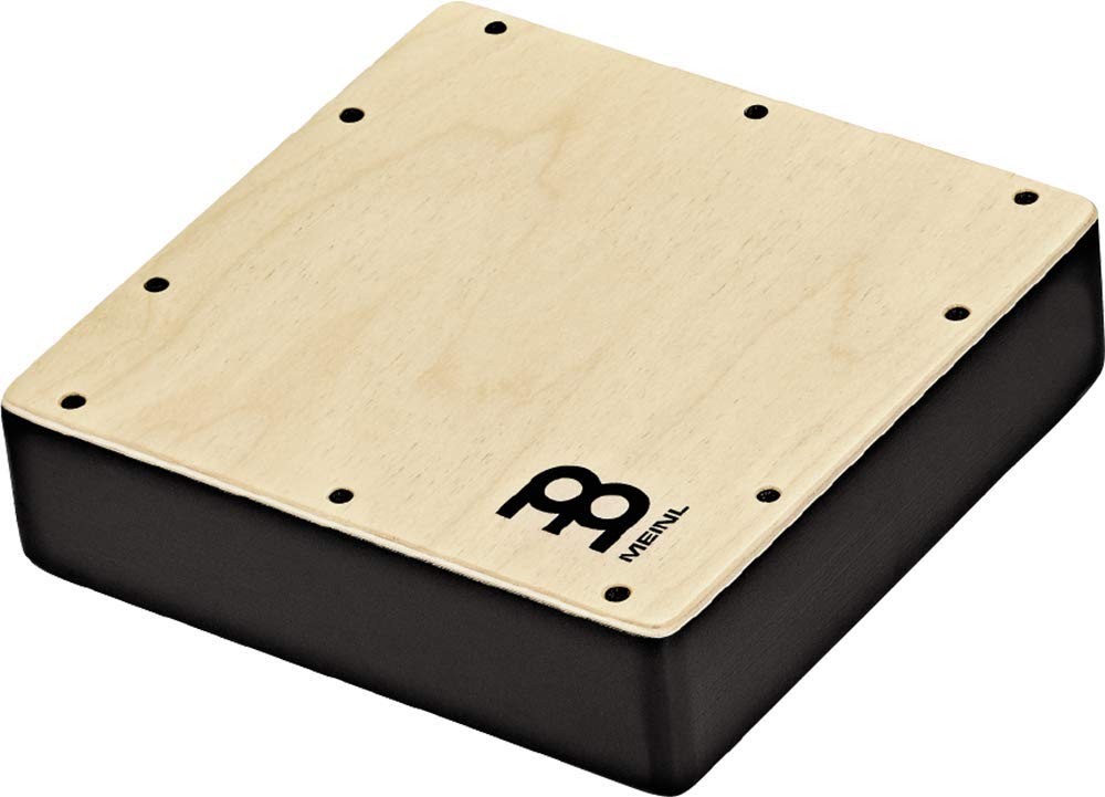 Meinl Percussion Cajon Tom Tap - Small Drum Box for Drum Sets with Pickup - Tom Sound - Playing Surface Baltic Birch, Natural (PCTT)