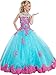 FatefulBridal Girls' Ball Gown Appliques Beads O-neck Pageant DressesF005BU-PK6