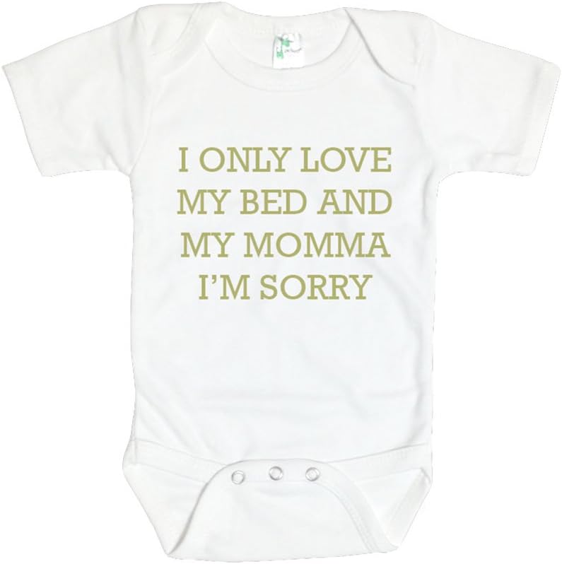 Proper Panda | Baby One Piece | Baby Onesie Suit | I Only Love My Bed and My Momma, I'm Sorry