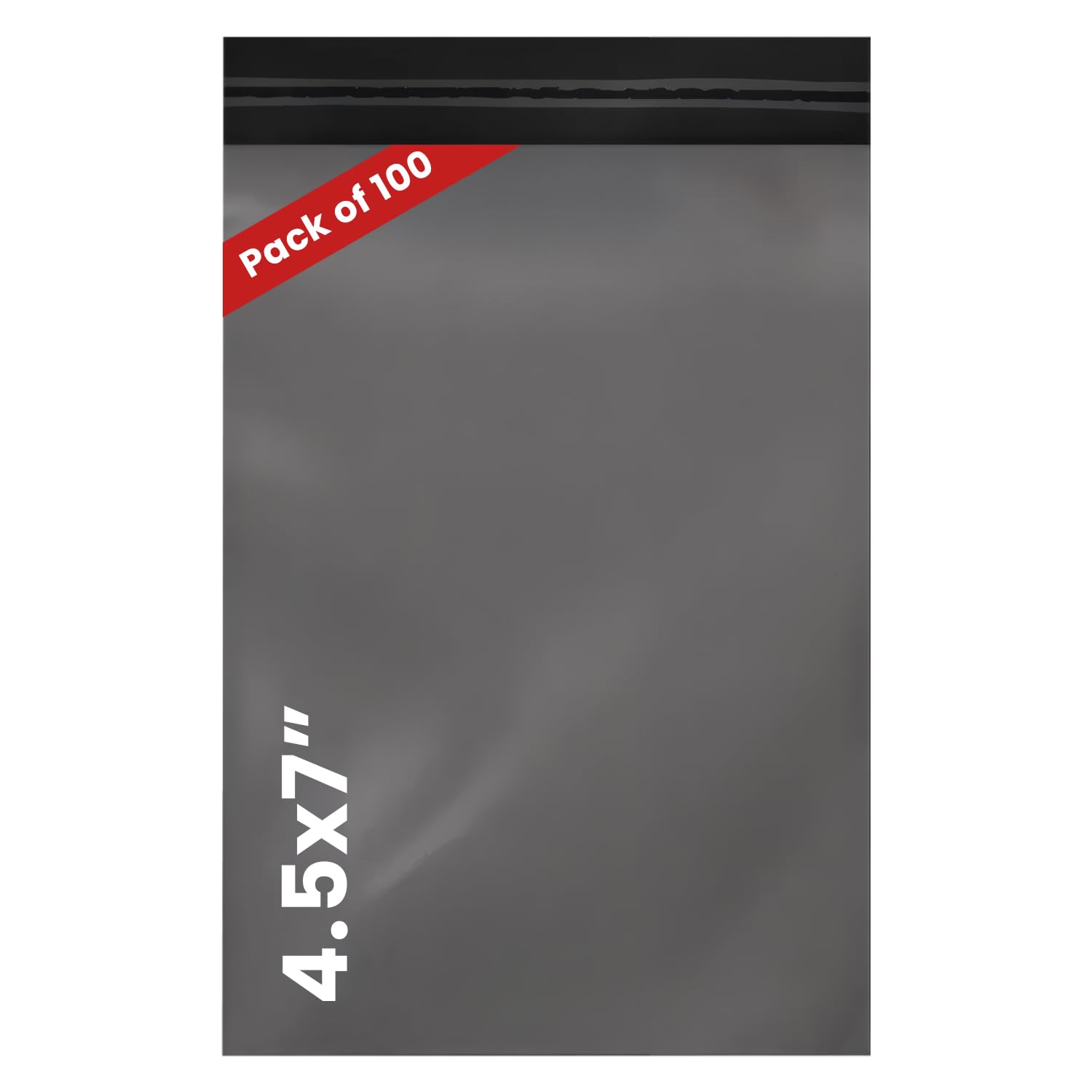 Grey Mailing Postage Shipping Parcels Tamper Proof, Water Proof Bags - Pack of 100 (4.5x7 Size 100)