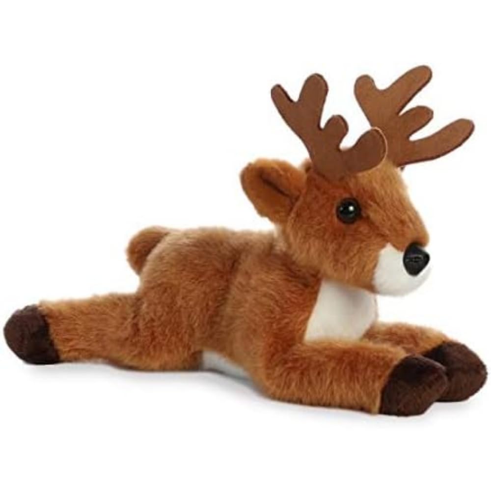 Aurora, 31307, Mini Flopsie Deer, 8in, Soft Toy, Brown