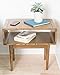 Posh Pollen Darden Mid-Century Modern Side Table - Walnut