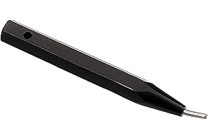 BLLNDX Chinrest Screwdriver 65x7x1.5mm Black Installing Violin Chin Rest Shaft Screw Driver Screw Wrench