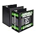 Samsill Durable 6 Inch Binder Black D Ring Binder/Customizable Clear View Binder/Bulk Binder 2 Pack/Black 3 Ring Binder 6 inch (MP26420)