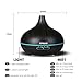 Essential Oil Diffuser,XPLUS 300ml Ultrasonic Aroma Diffuser Cool Mist Humidifier Aromatherapy Diffusers for Office Home Baby Bedroom Living Room Study Yoga Spa with 7 Color LED Lights Auto Shut-Off