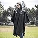 SUNGJAM Rain Poncho with Travel Pouch | Two Over Door Metal Hooks for Drying