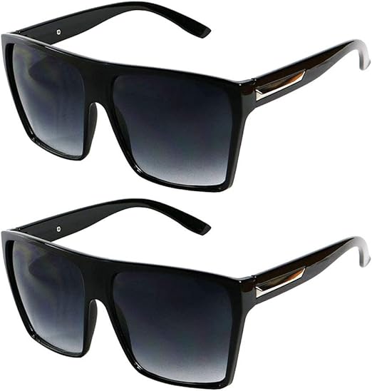 black sunglasses flat top