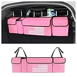 Trunk Organizer for Car,Unique US Flag Backseat Car