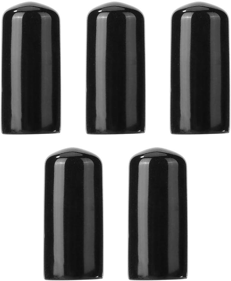 Occitop 5pcs 10/12/13/14mm Plastic Pool Cue Tip Protector Indoor Club Pub Snooker
