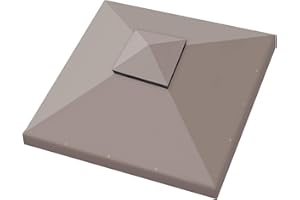 BenefitUSA 119"x 119" Gazebo Canopy Cover Only Replacement Top Double Tiered Canopy Top Cover (Taupe)