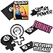 5 Pack Feminist Girl Power Lapel Pin Set