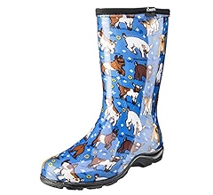 yellow chicken rain boots