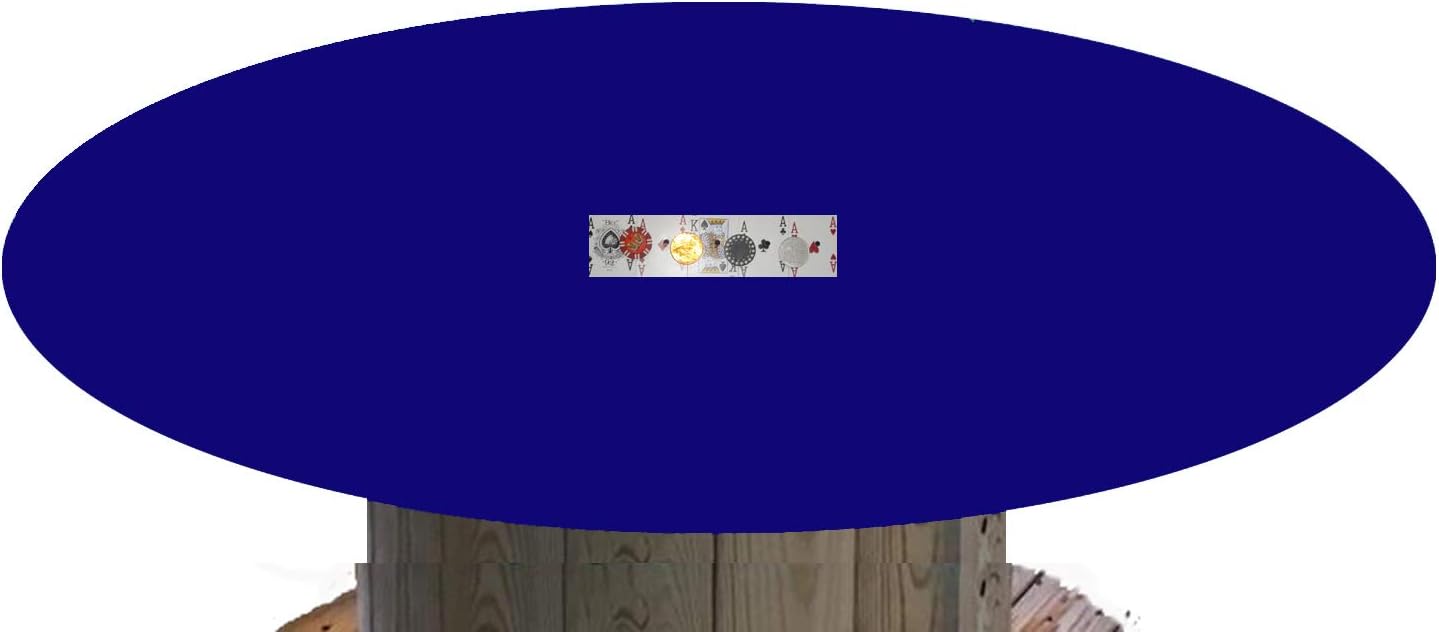 Made to Order Felt Poker Table Cover with Elastic Band