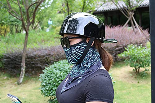 Woljay Vintage Open Face Motorcycle 