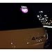Fomei Uber & Lyft Creative Led Light Sign Car Logo - Uber LED Flashing Car Glow Cycle Sticker White Light Sign Sticker On Window with Intelligent Induction - Bright Glowing Wireless UBER LYFT Signs