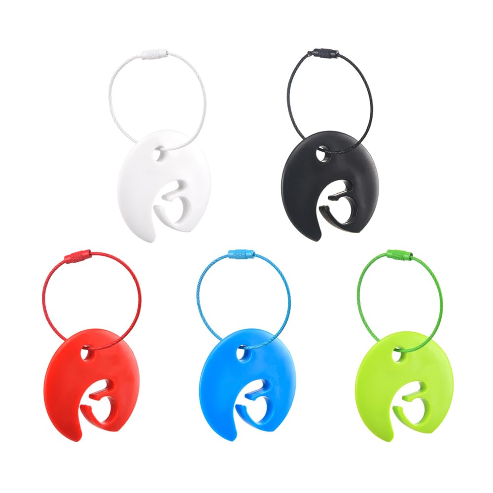 DONGKER 5PCS Flying Disc Clips,Flying Disc Holder Portable Disc Clips Carring Accessory for Outdoor Exercise