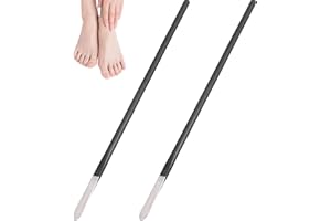 2Pcs Foot Corn Remover Tool, Non-Slip Stainless Steel Pedicure Knife, 6 Inch Sharp Foot Scalpel, Replacement Professional Ped